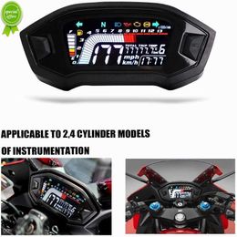 2023 Motorcycle Speedometer LCD Display Universal Thermometer Adjustable Digital Display Speedometer Wearproof Motorbike Parts