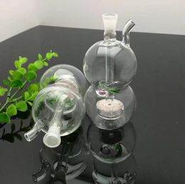 Glass Pipes Smoking Manufacture Hand-blown hookah Hulu Sand Core Silent Water Smoke Bottle