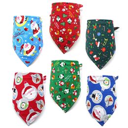 Accessories 50/100pcs Dog Bandana Christmas Pet Supplies Dog Accessories Cotton Pet Dog Bandanas Scarf Samll Dog Cat Puppy Bandana