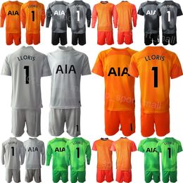 Club Team Men 22-23 Soccer Goalkeeper 1 Hugo Lloris Jersey Set Long Sleeve GK 20 Fraser Forster 40 Brandon Austin 13 Guglielmo Vicario Goalie Football Shirt Kits ReCi