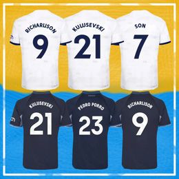 23 24 SPURSS Soccer Jerseys MADDISON SON RICHARLISON ROMERO KULUSEVSKI KULUSEVSKI VAN DE VEN BISSOUMA JOHNSON Football jerseys Kit Shirt Top Men Kids Sets