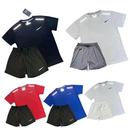 agasalho masculino conjunto de secagem rápida de verão camiseta trapstar agasalho esportivo conjunto de treinamento para estudantes, atletismo conjunto de corrida masculino, roupas esportivas de basquete tamanho asiático M-5XL