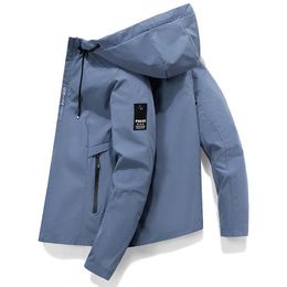 designer mens jacket spring and autumn windrunner sports windbreaker casual zipper jackets korean trendy oversized youth student baseball jersey for men clothing