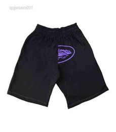 2003 mens fleece fabric cruise print elastic waist sports shorts mens vintage punk casual high waist streetwear loose shorts y2k b5822793