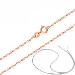 Chains Necklace For Pendants Cross Chain O Word Necklaces Women S925 Sterling Fine Jewellery Clavicle Accessories L-13