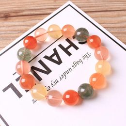 Strand Natural Lucky Bracelet Quartzite Jade Factory Direct Sales Fashion Crystal Ethnic Style