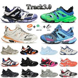 Designer Triple S Track 3.0 Casual Shoes Sneakers Black White Green Transparent Nitrogen Crystal Outsole 17FW Running Shoes Mens Womens Outdoors Trainers EUR 35-45