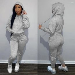 Running Sets Autumn Winter Women's Suit Drawstring Hoodies Pants Letter Printed Tracksuit Hooded Sweatshirts Ladies Y2k Streetwear