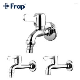 Bathroom Sink Faucets Frap Wall Mounted Washing Machine Faucet Outdoor Garden Zinc Alloy Toilet Single Cold Tap Quickly Open