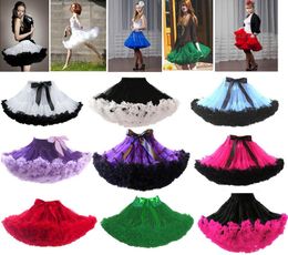 Capris 2020 Fashion Cosplay lace Colourful Women's Tutu Skirt Adult Tulle Ballet Dance Costume Fluffy Short Petticoat