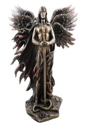 Bronzed Seraphim Sixwinged Guardian Angel With Sword And Serpent Big Statue Resin Statues Home Decoration 2112295541417