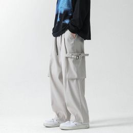 Men's Pants Hip Hop Men Casual Black Khaki Cargo 2023 Fashion Loose Overalls Male Big Pocket Jogging Sweatpants 3XL
