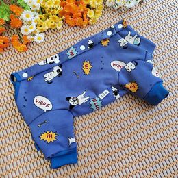 Rompers Cute Pet Clothing for Girl Dog Jumpsuit Autumn Shih Tzu Pants York Pomeranian Poodle Frise Full Body Small Dog Costumes Overalls