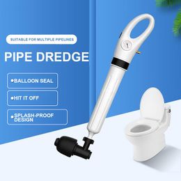 Plungers Manual Pneumatic Dredge Tools Sewer Dredge Clogged Toilet Plungers Drain Blaster High Pressure Cleaner Air Drain Cleaner