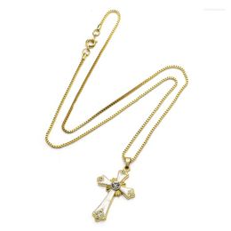 Pendant Necklaces Dainty For Cross Crucifix Necklace Protection Charm Fashion Jewellery Wear Alone Or With Link Chain Ne