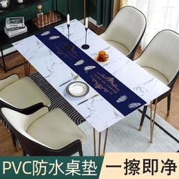Table Cloth Waterproof Oil Resistant Scald And Wash Free PVC Soft Glass Tabletop Protective Film Mat