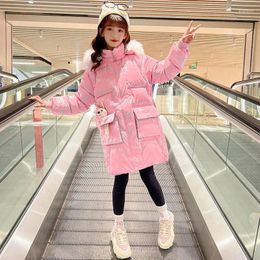 Down Coat Girls Clean Free Cotton Clothes Winter Cartoon Thickened Korean Outerwear Kids Jacket Clothing 9 12 Year Parkas