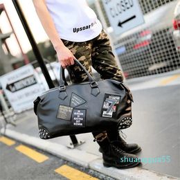 Duffel Bags Luxury Men Travel Vintage Brand Leather Handbags Big Business Luggage Bag Women Shoulder