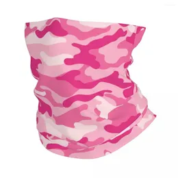 Scarves Pink Camouflage Military Bandana Neck Gaiter Printed Face Scarf Multi-use Headband Cycling Unisex Adult Winter