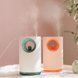 Humidifiers Creative Music air humidifier 400ml Timing aroma diffuser Anti-drying Moisturising mini fogger H19 white for home 230427