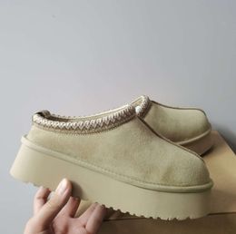 Womens Tazz Slippers Tasman Classic Mustard Seed Ultra Mini Platform Boot Slip-on Suede Wool Blend Winter Designer Booties Size 35-44 Trendy shoes