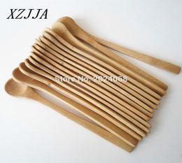 Whole 15pcs 7 5inch Wooden Spoon Ecofriendly Japan Tableware Bamboo Spoon Scoop Coffee Honey Tea Ladle Stirrer Quality1190605