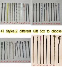 Vintage Magic Wand 41 Styles Magical Wands Party Favour With Gift Box Xmas Halloween Cosplay Gifts 500pcs DAP4721397988