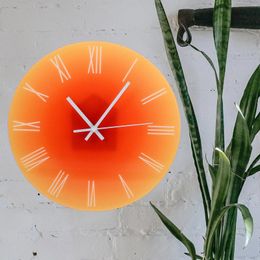 Wall Clocks Acrylic Clock Living Room Bathroom Non Ticking Decorative Unique Office Silent For Home