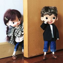 Dolls Amzing Expression 16 Big Head Pii with Original Girl Body Free Hands and Feet PiPi Naughty Happy Cute BJD 230427