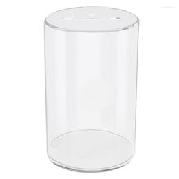 Storage Bottles Acrylic Piggy Bank Cylindrical Transparent Unopenable Money Box Easy To Clean For Christmas Gifts