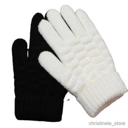 Children's Mittens Autumn Winter Warm Baby Gloves Warm Winter Gloves Children Stretch Mittens Boy Girl Infant Solid Children's Gloves 8-15 Years