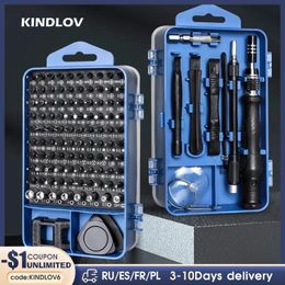 Schroevendraaier KINDLOV 117/122/115 In 1 Precision Screwdriver Set Magnetic CRV Screwdriver Torx Bit Computer Mobile Phone Repair Hand Tool Kit