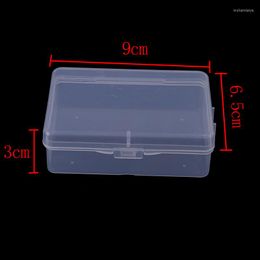 Storage Bottles Mini Plastic Box Rectangular Translucent Packing Dustproof Durable Strong Jewelry Case Container