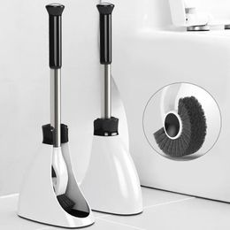 Brushes Magnetic Base Toilet Brush Stainless Steel Handle Cleaning Brush AllRound Cleaning Hippocampus Brush Bathroom Accessories