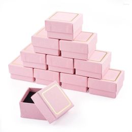 Jewelry Pouches Pandahall 12/18 Pcs Rectangle Shape Cardboard Box With Sponge Inside Gift Boxes For Jewellery Packaging