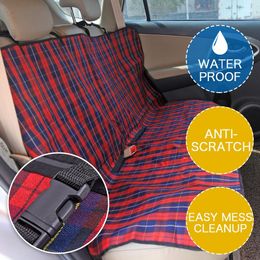 Carriers Pet Carriers Car Seat Cover Durable Dog Cats Car Blanket Hammock Oxford Dog Cushion Protector for Travel Pet Back Protector