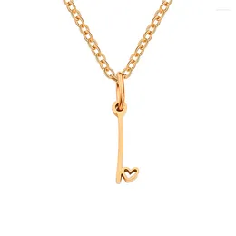 Chains Personality A-Z Letters Stainless Steel Niche Collarbone Chain Delicacy Charm Necklace For Women Pendant Jewellery Accessories