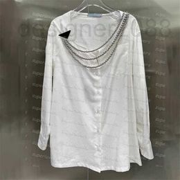 Women's Plus Size T-Shirt Designer White Women T Shirt Long Sleeve Casual Tops Fashion Street Style Blouse B8VY