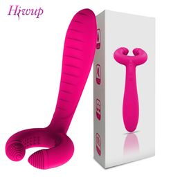 Vibrators G-Spot 3 Motors Dildo Vibrator Anal Vagina Double Penetration Clitoris Penis Stimulator Sex Toys for Women Men Couples Adults 18 231128