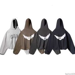 New Designer Kanyes Classic Wests Luxury Hoodie Spider 555 Three Party Joint Name Peace Dove Printed Mens and Womens Yzys Oversize Sweater Hoody JacketYYSY