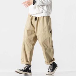 Pants Spring Autumn Harem Joggers Men Cargo Pants Streetwear 2022 Hip Hop Casual Pockets Track Pants Male Harajuku Fashion Trousers