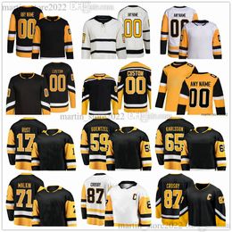 Stitched Hockey Jerseys 35 Tristan Jarry 20 Lars Eller 83 Matt Nieto 77 Jeff Carter 28 Marcus Pettersson 67 Rickard Rakell 13 Vinnie Hinostroza 2 Chad Ruhwedel