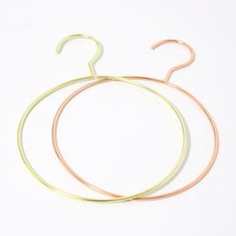 Clothing Storage & Wardrobe Rose Gold Circle Hangers Clothes Scarf Towel Tie Drying Organiser Rack Adult And Children HangerClothing