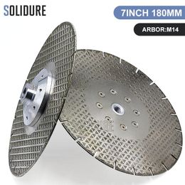 Zaagbladen 9 inch 230mm electroplated saw blade with Arbour M14 Flange for dry or wet cutting and grinding marble or engineered stone