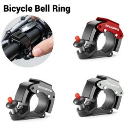 Bike Horns Bicycle Bell Ring MTB Cycling Stainless Horn Bike Bell Handlebar Crisp Sound Horn for Bicycle Safety Electric Bike Accessories 231127