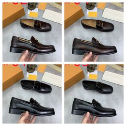 5 StyleModel Model Luxurious Men Derby Shoes Blue White Printing Slip-On Breathable Party Designer Dress Shoes for Men with Free Shipping Zapatos De Hombre Men Shoes