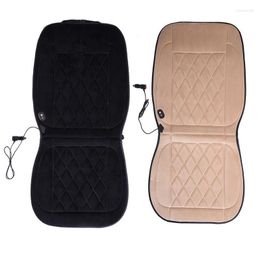 Car Seat Covers 12V Heater Chair Heating Pad For And Home Use Diamond Velvet Smart Temperature Control Cushion