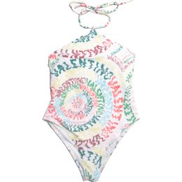 Bandage Swimsuit Full Printed Women Beach Wear Backless Swimwear For Female Summer Designer Ladies Bathing Suit