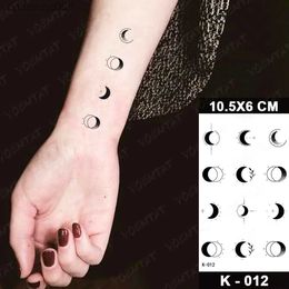 Tattoos Coloured Drawing Stickers Waterproof Temporary Tattoo Sticker Small Simple Line Flower Flash Tatoo Cute Leaf Finger Wrist Fake Tatto For Body Art WomenL2311
