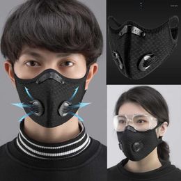 Motorcycle Helmets 1pcs Black Mask Filter Fashion PM2.5 Dust Protective Washable Reused Motorbike Respirator Mouth